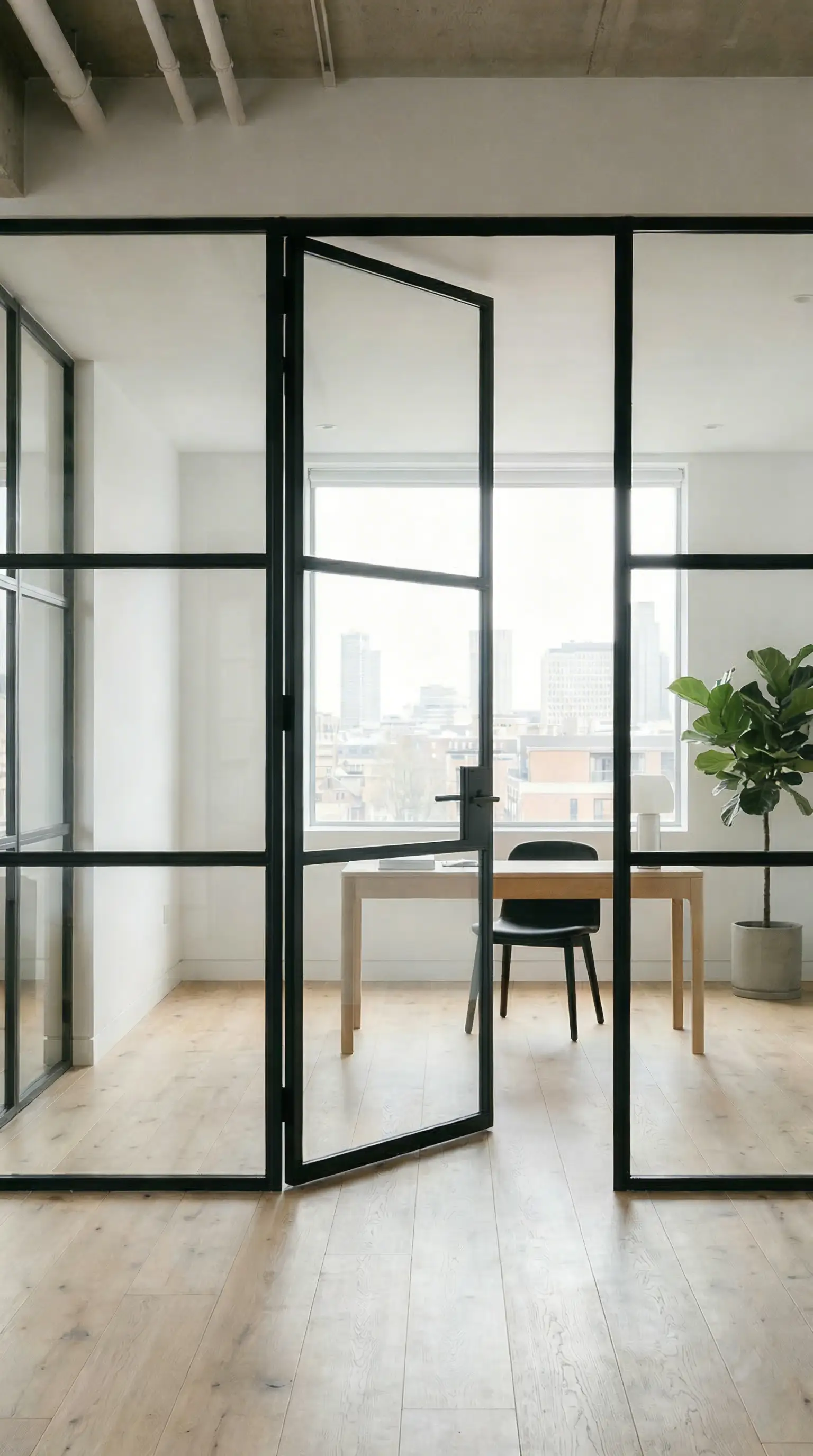 Interior Glass Steel Doors